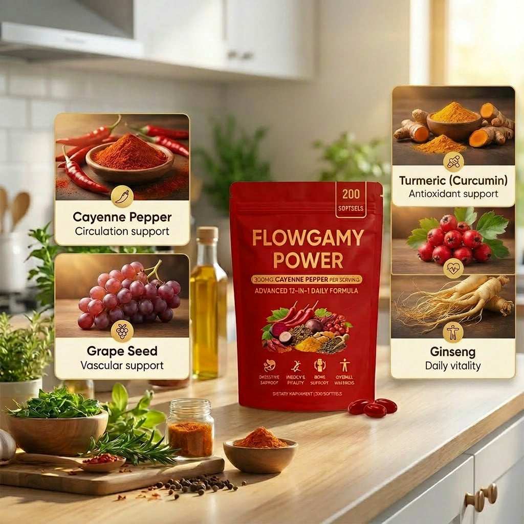 FLOWGAMY -  CAYNENNE PEPPER SOFTGELS