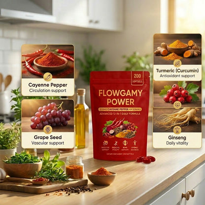 FLOWGAMY -  CAYNENNE PEPPER SOFTGELS