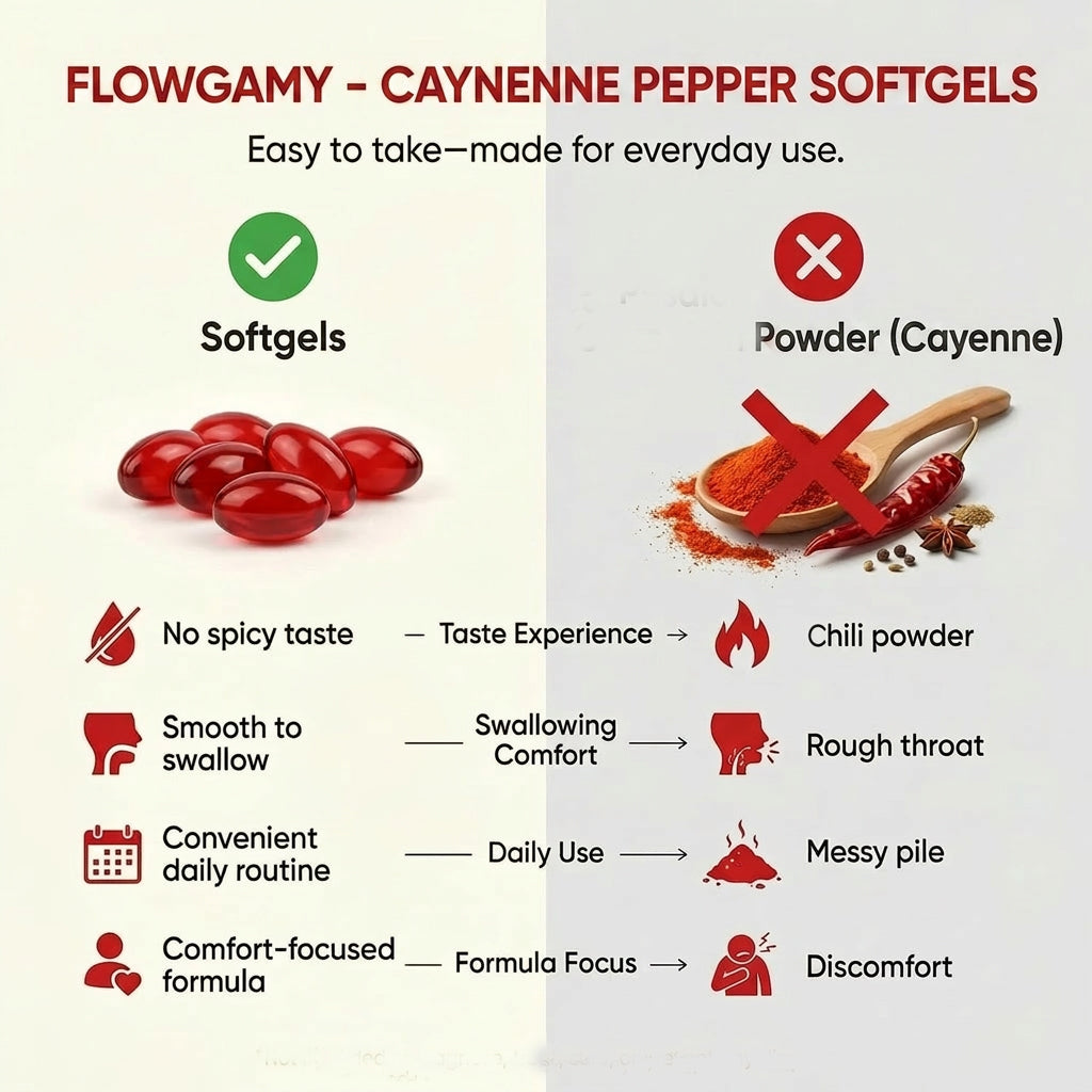 FLOWGAMY -  CAYNENNE PEPPER SOFTGELS