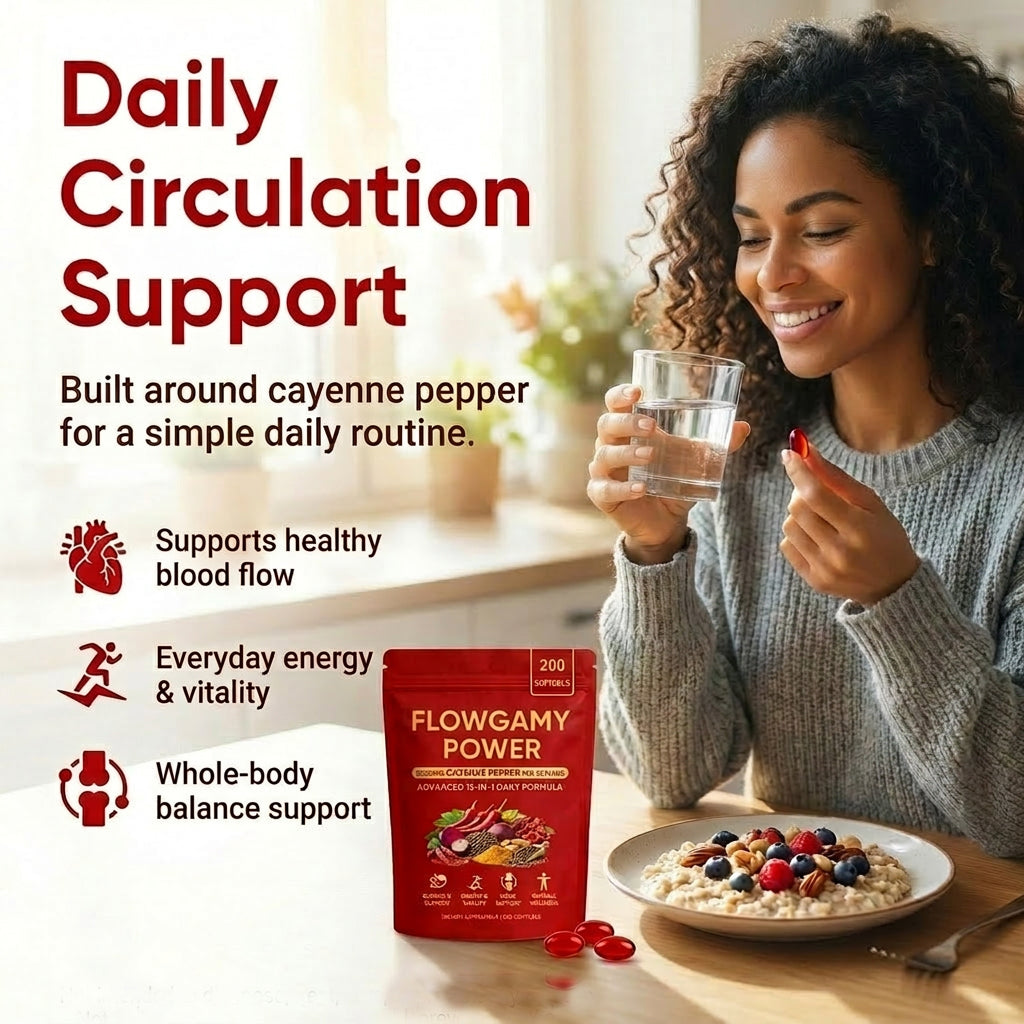FLOWGAMY -  CAYNENNE PEPPER SOFTGELS